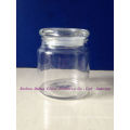 500ml Clear Airtight Glass Jar Storage Jar Tea Canister with Lid